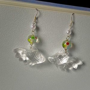Goldfish earrings